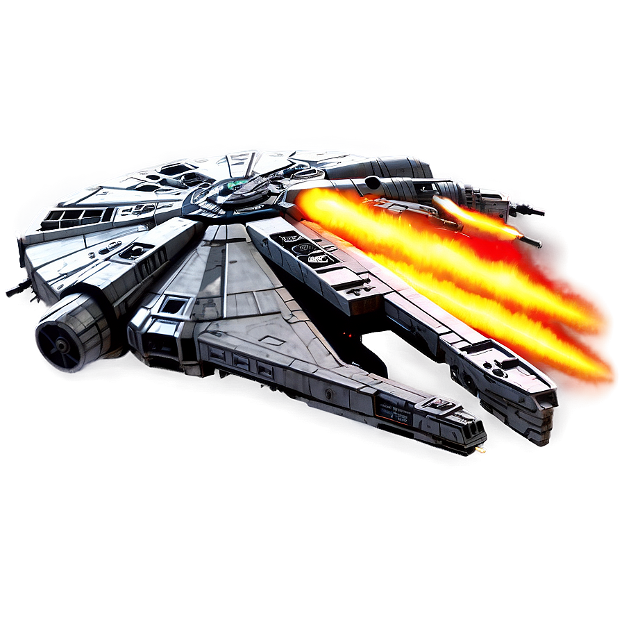 Millennium Falcon Under Attack Png 39 PNG Image