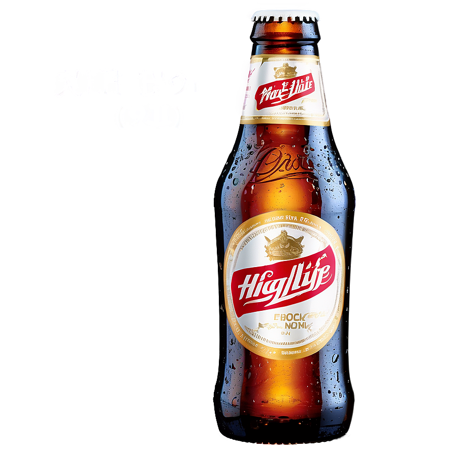 Miller High Life A PNG Image