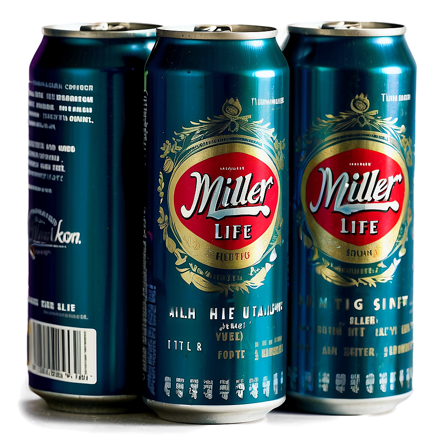 Miller High Life Beer Can Png 06272024 PNG Image