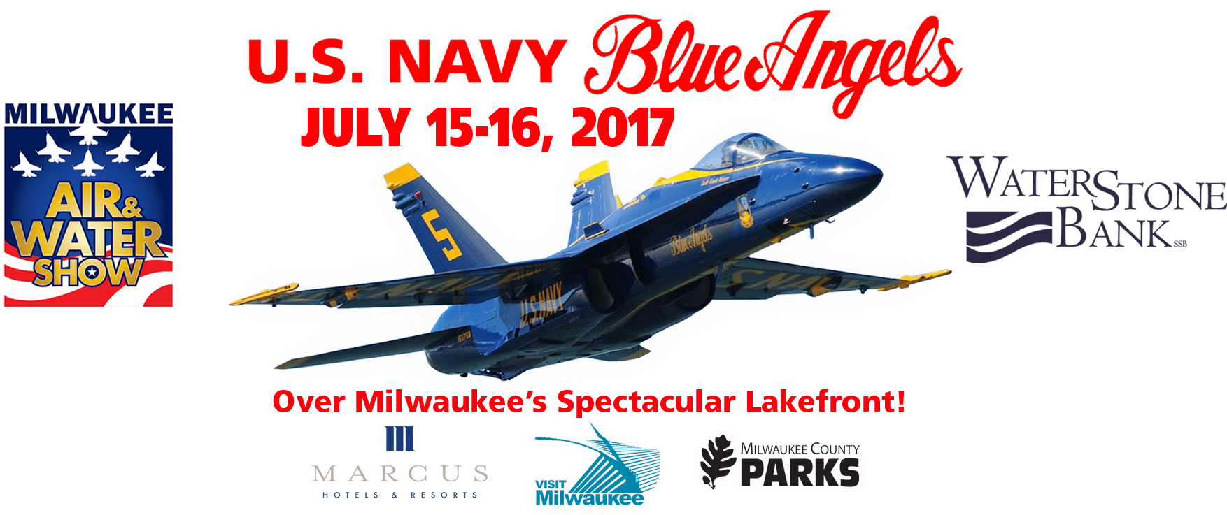 Milwaukee Air Water Show Blue Angels2017 PNG Image