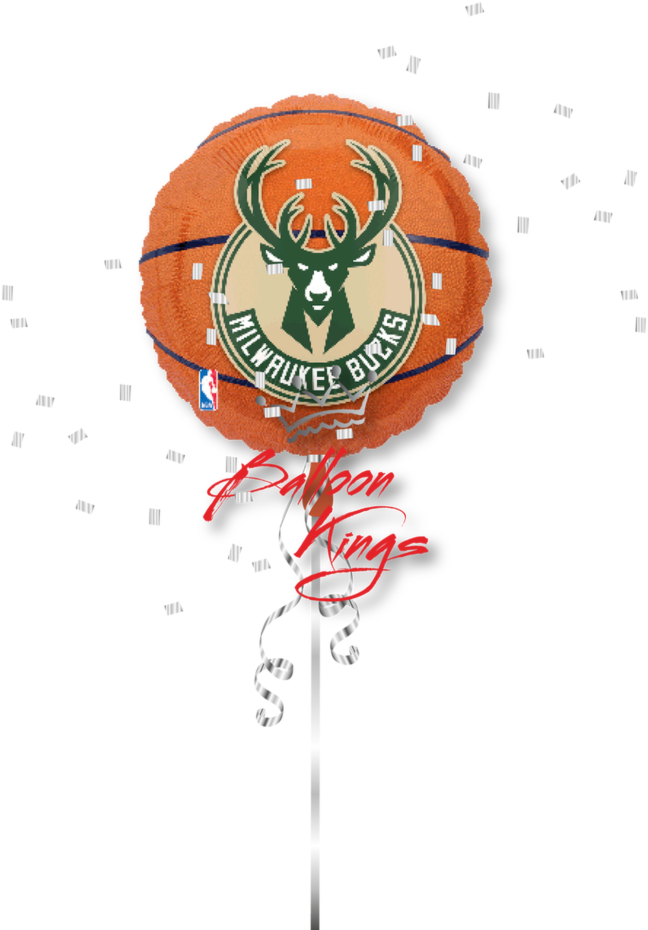 Milwaukee Bucks Balloon Art PNG Image