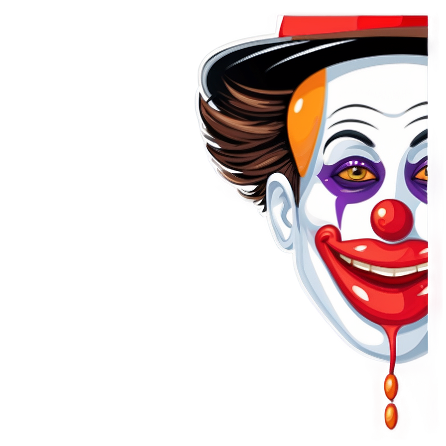 Mime Clown Emoji Png Huh93 PNG Image