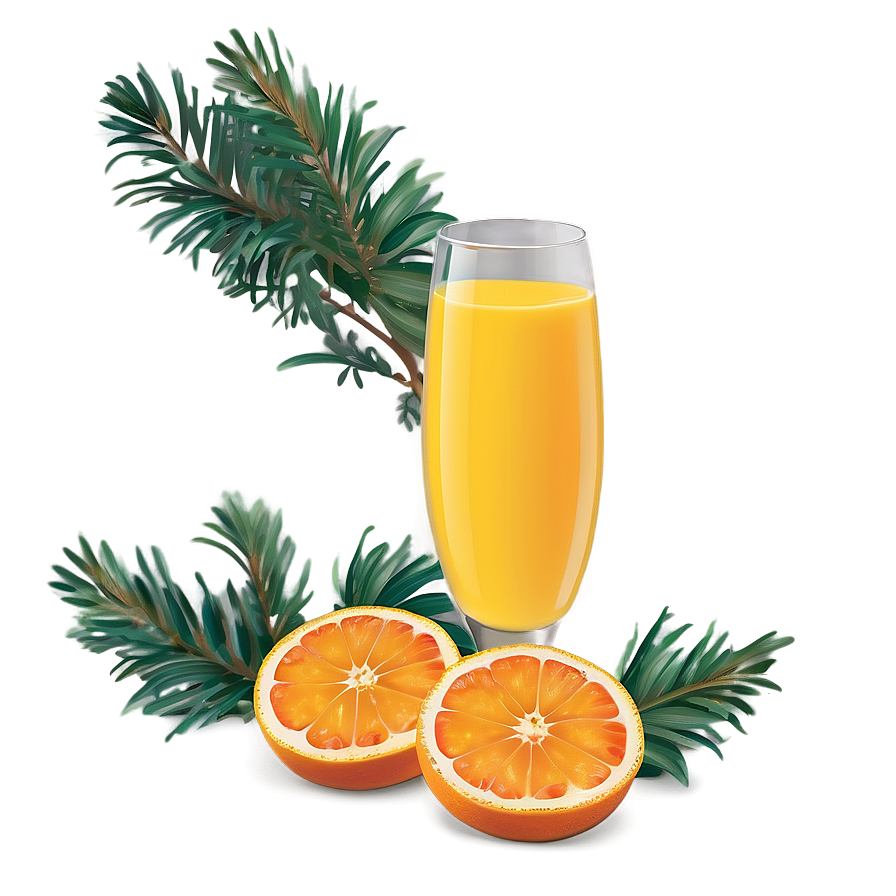 Mimosa With Fresh Squeezed Orange Juice Png Swg28 PNG Image