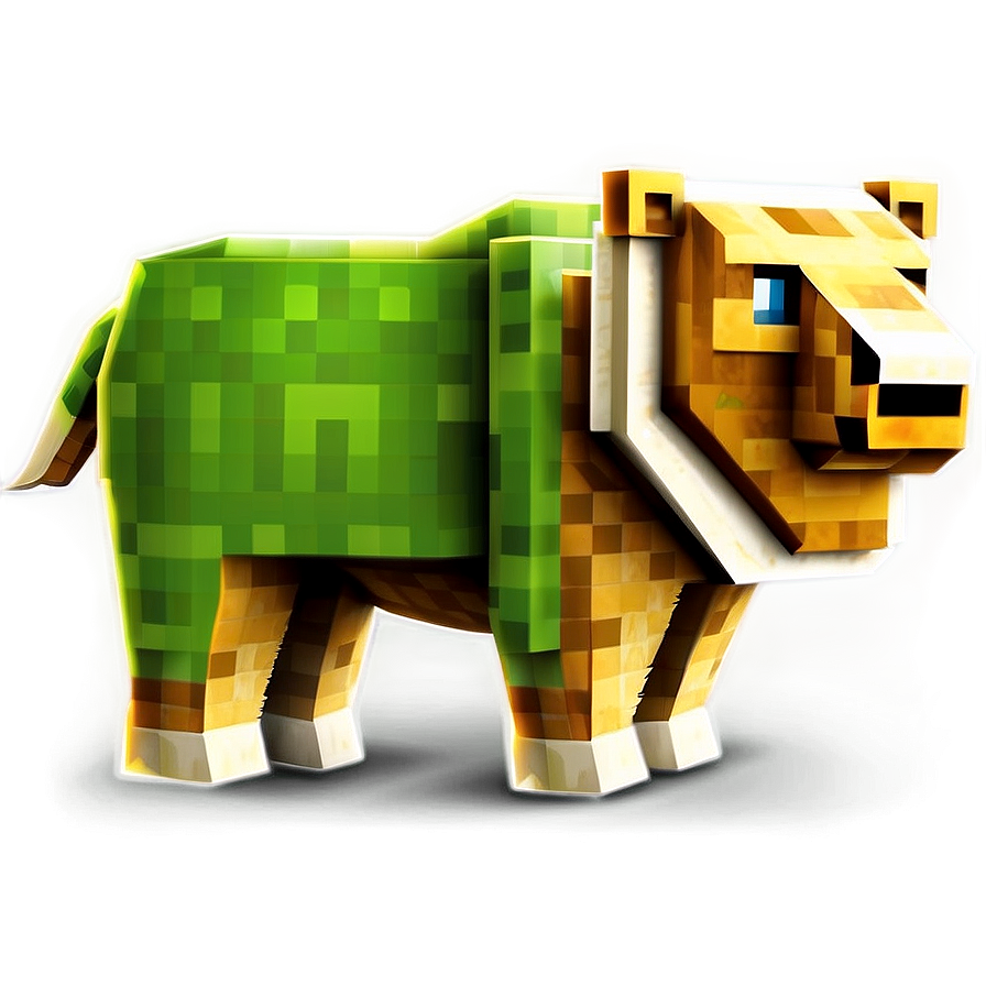 Minecraft Animal Art Png Ovg PNG Image