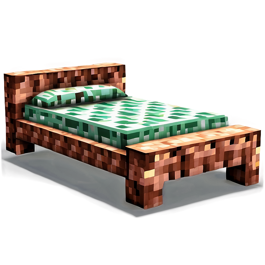 Minecraft Bed Crafting Png Wgg30 PNG Image