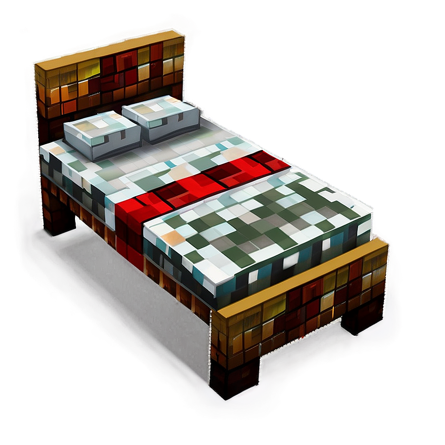 Minecraft Bed Icon Png 06122024 PNG Image