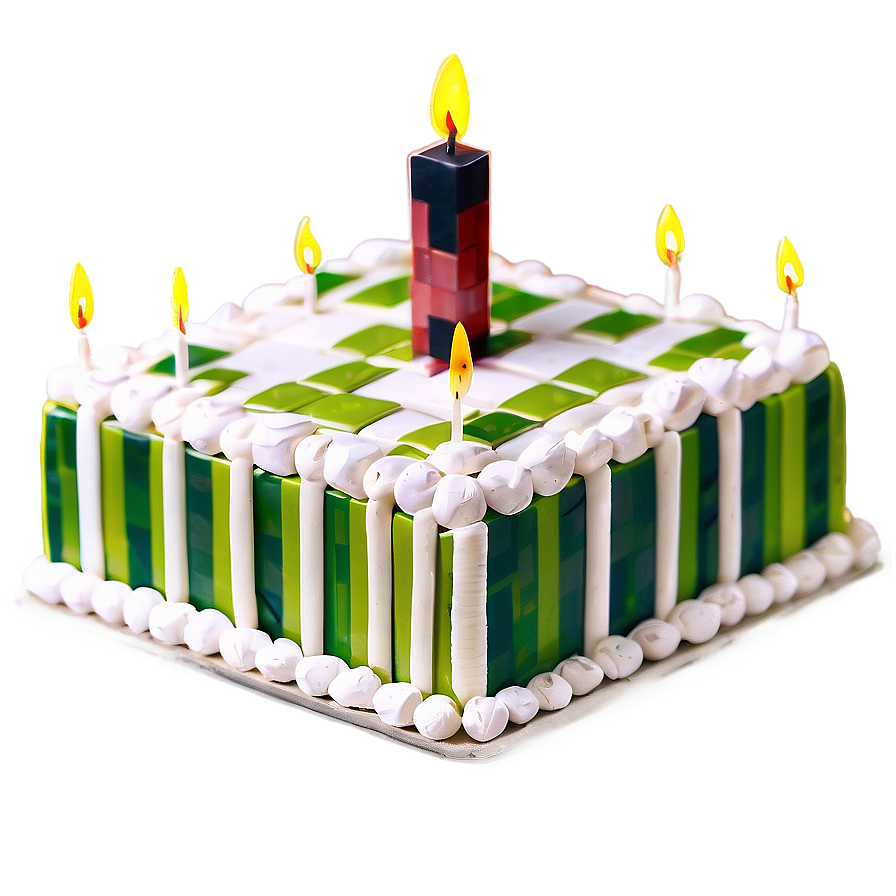 Minecraft Birthday Cake Png 28 PNG Image