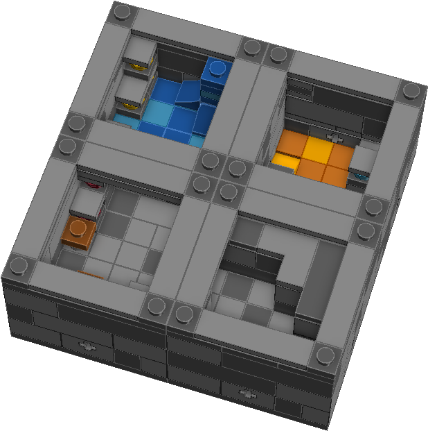 Minecraft Block Design Concept PNG Image