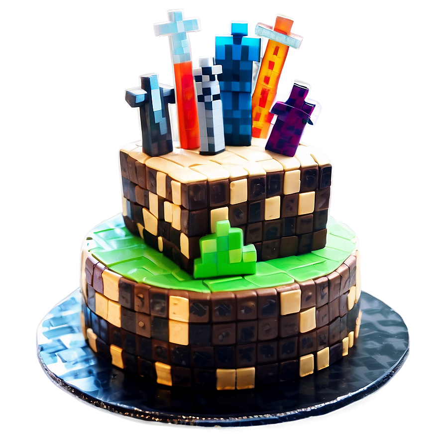 Minecraft Cake C PNG Image