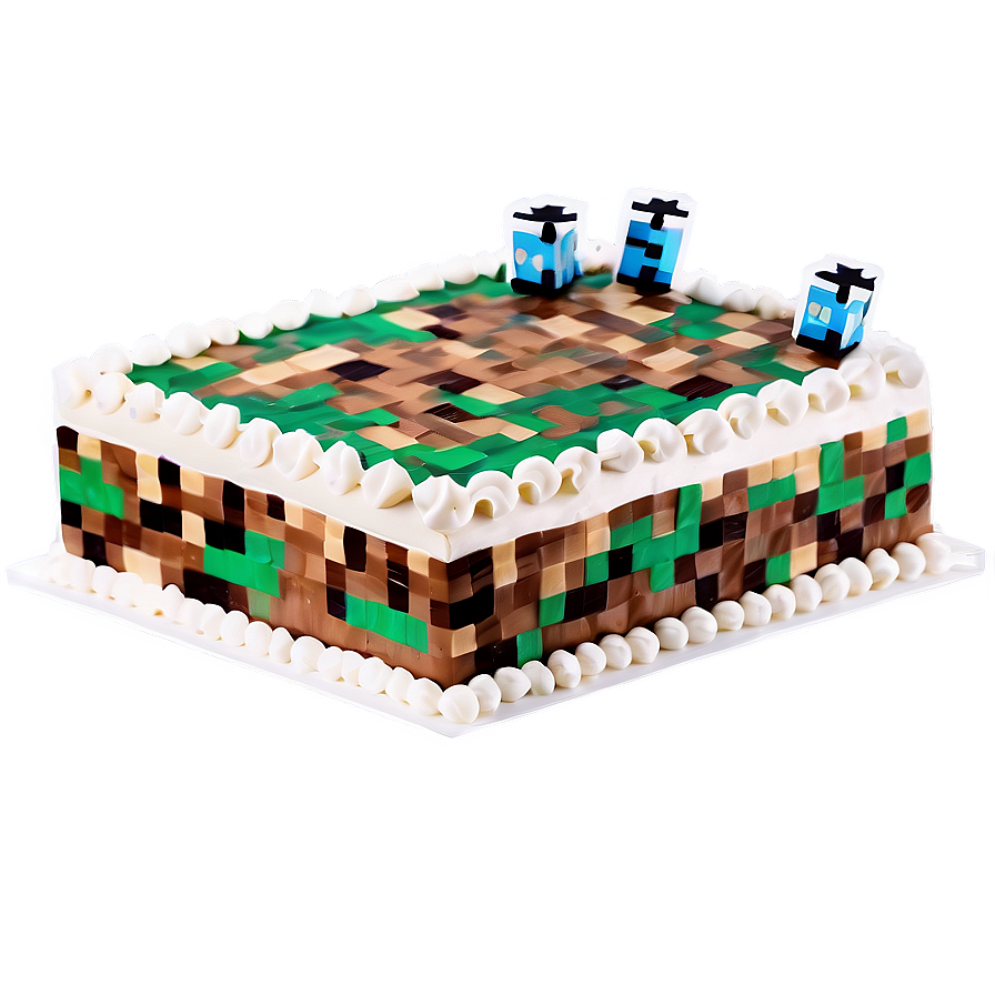 Minecraft Cake Creative Png Tri72 PNG Image