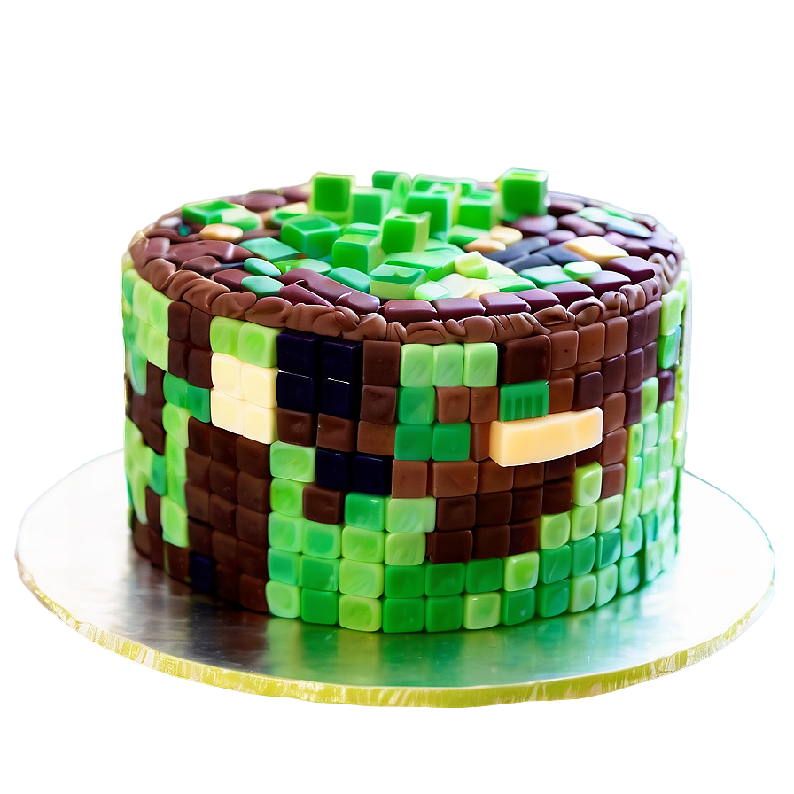 Minecraft Cake Edible Image Png 06132024 PNG Image