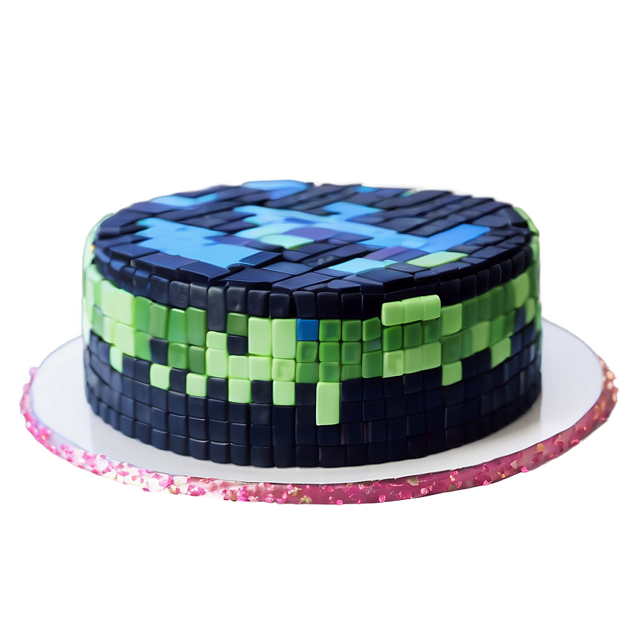 Minecraft Cake Edible Image Png 22 PNG Image