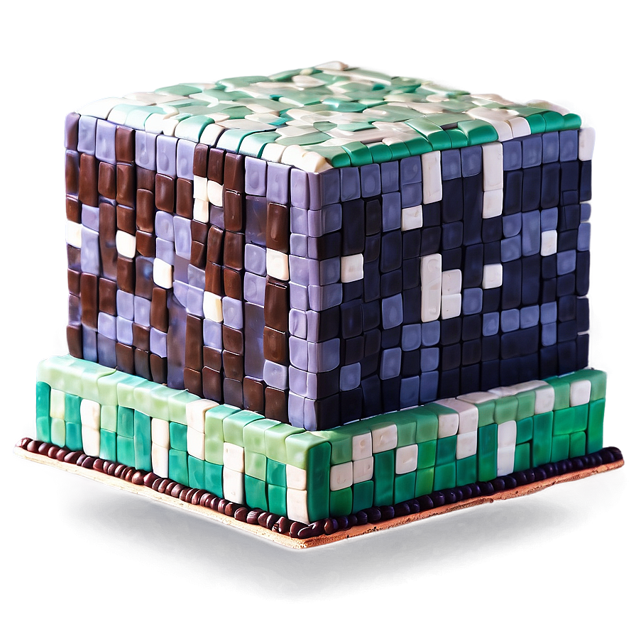 Minecraft Cake Side View Png Uia80 PNG Image