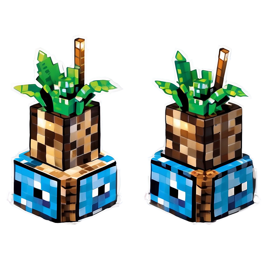 Minecraft Cake Toppers Png 06132024 PNG Image