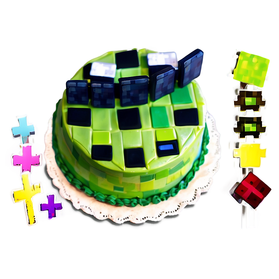 Minecraft Cake Toppers Png 31 PNG Image