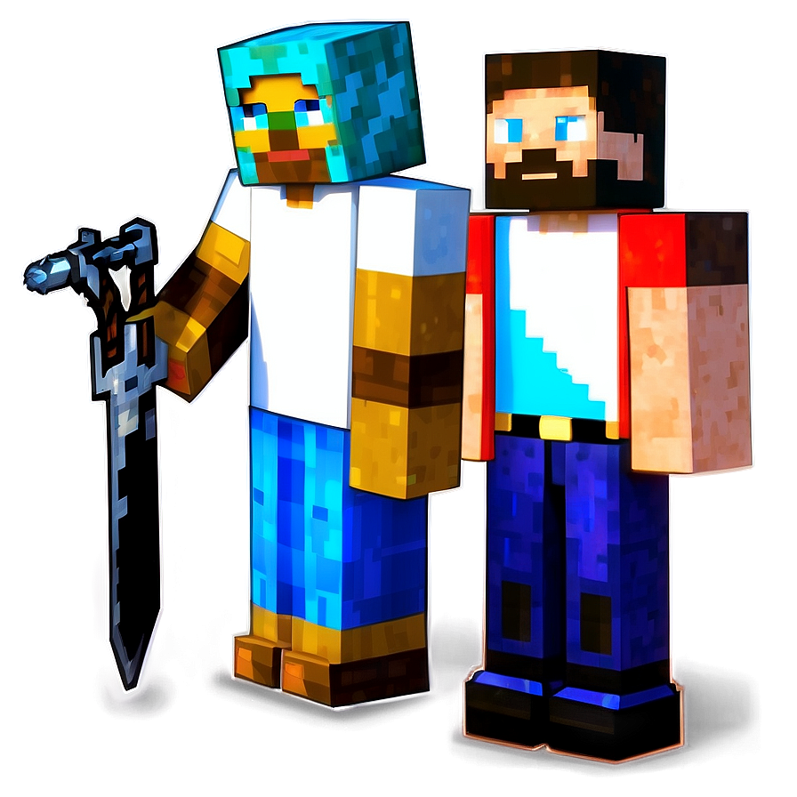 Minecraft Character Models Png Vni44 PNG Image