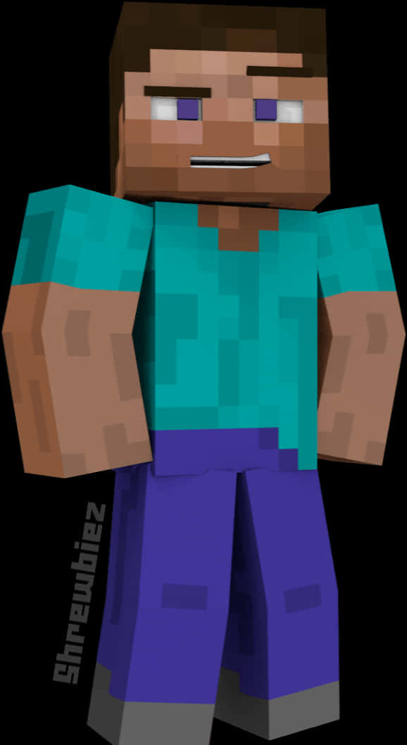 Minecraft Character Render PNG Image