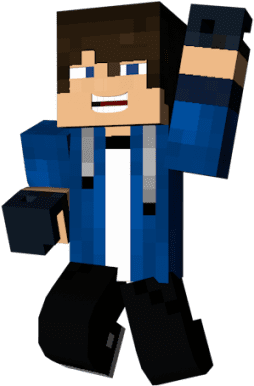 Minecraft Character3 D Model PNG Image