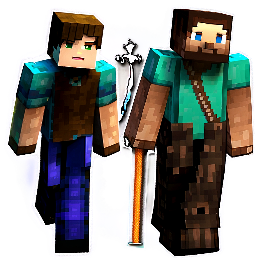 Minecraft Characters For Birthday Png Roo PNG Image