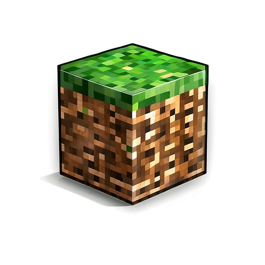 Minecraft Classic Grass Block Png Dpq PNG Image