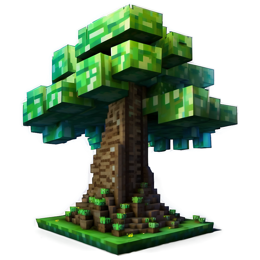 Minecraft Fantasy Tree Png Mao28 PNG Image