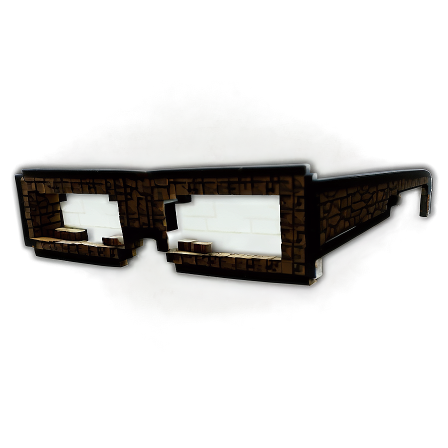 Minecraft Glasses For Reading Png Qdg PNG Image