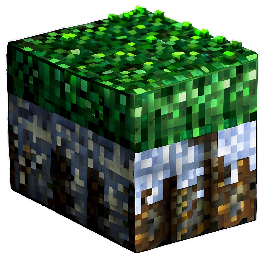 Minecraft Grass Block In Sunlight Png 91 PNG Image