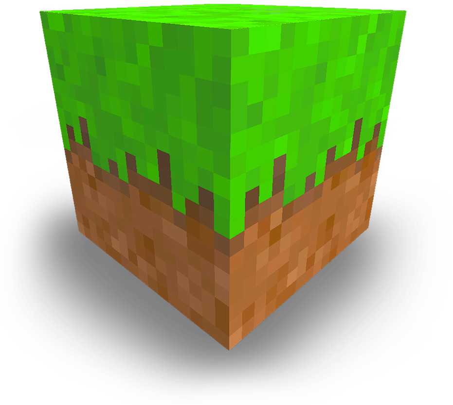 Minecraft Grass Block3 D Render.png PNG Image