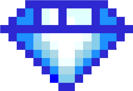 Minecraft Heart Icon PNG Image