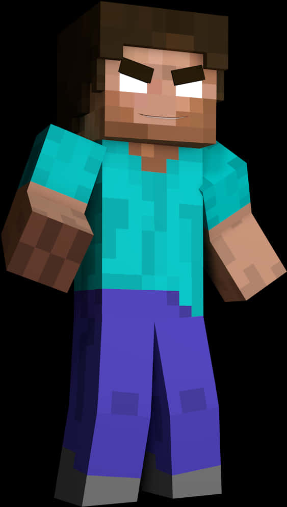 Minecraft Herobrine Character PNG Image