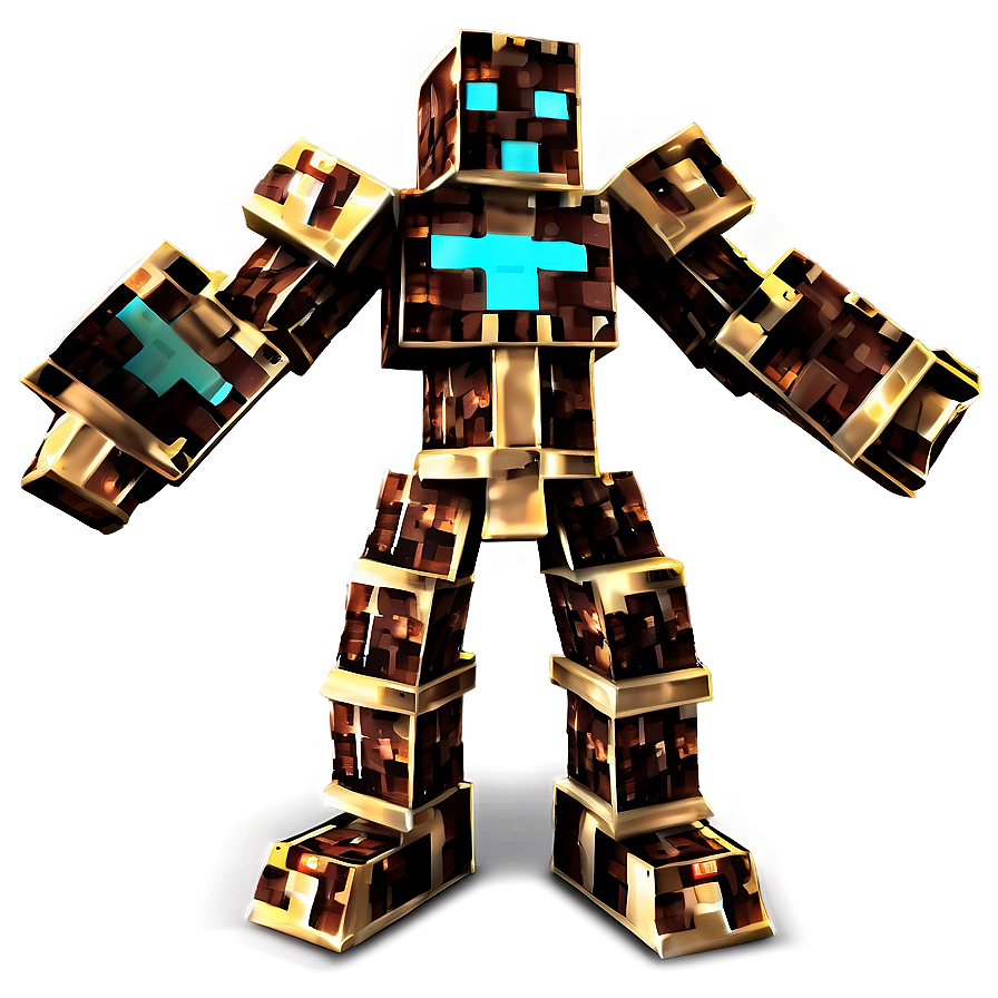 Minecraft Iron Golem Png 90 PNG Image