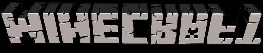 Minecraft Logo3 D Effect PNG Image