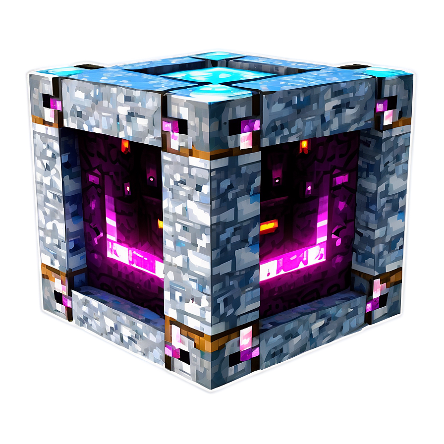 Minecraft Nether Portal Png 06132024 PNG Image