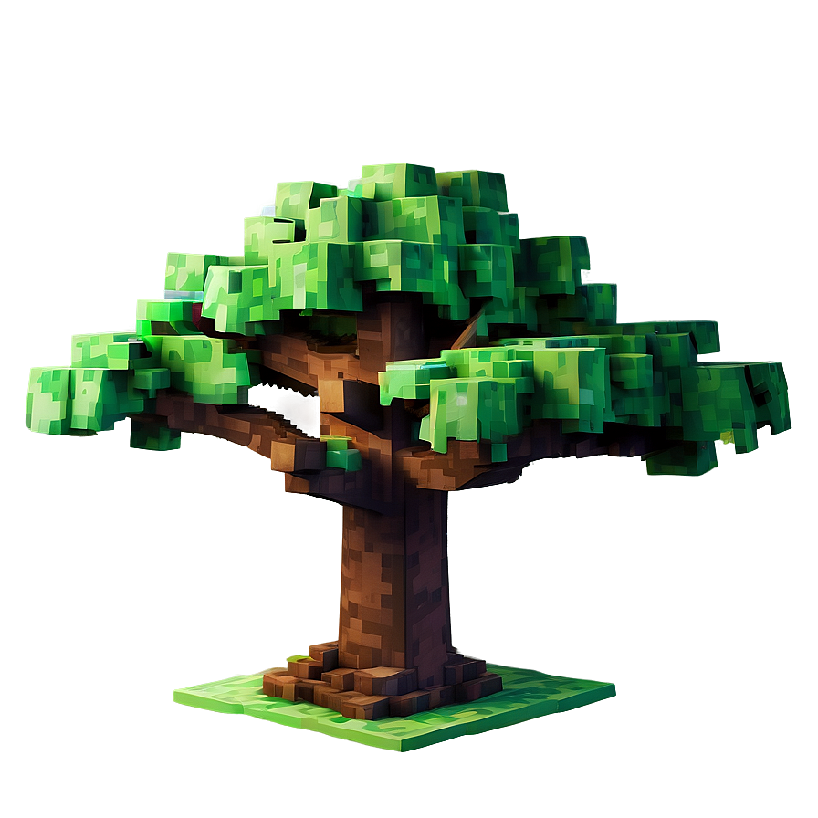 Minecraft Oak Tree Png 40 PNG Image