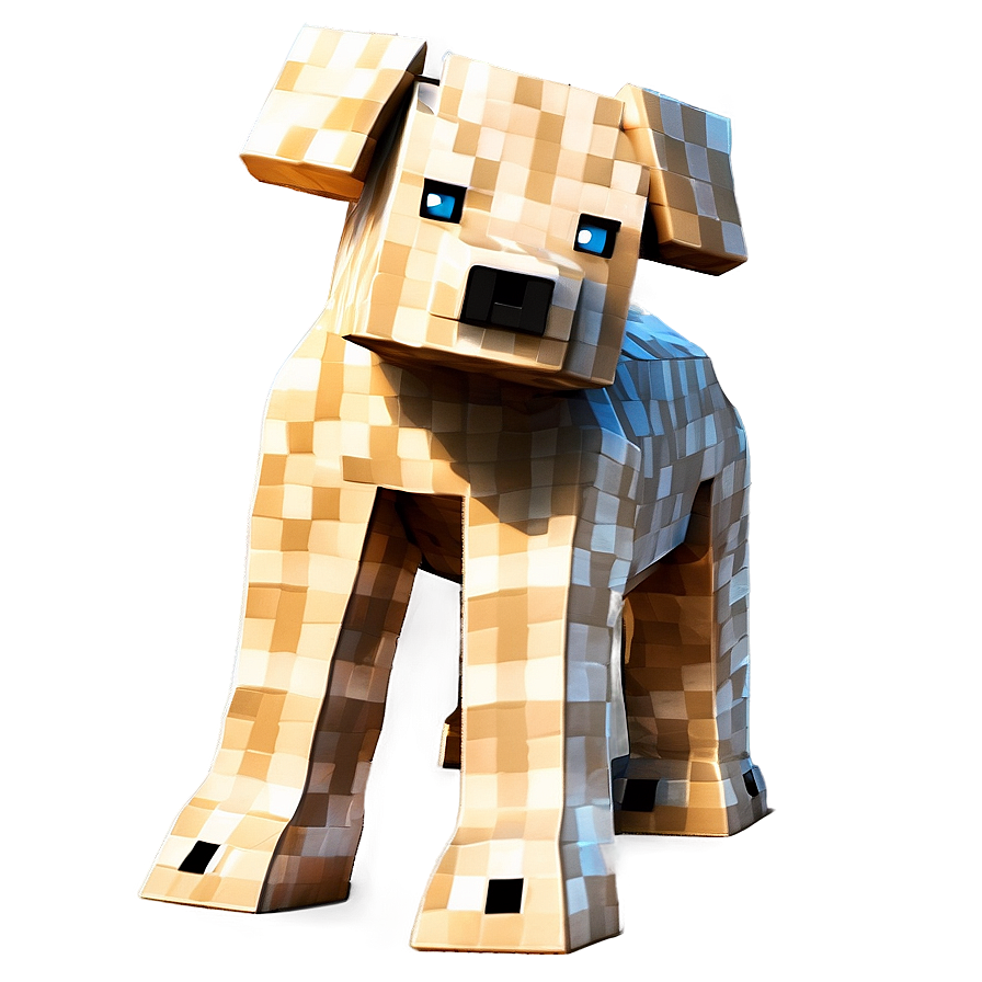 Minecraft Pet Dog Png Kjy PNG Image