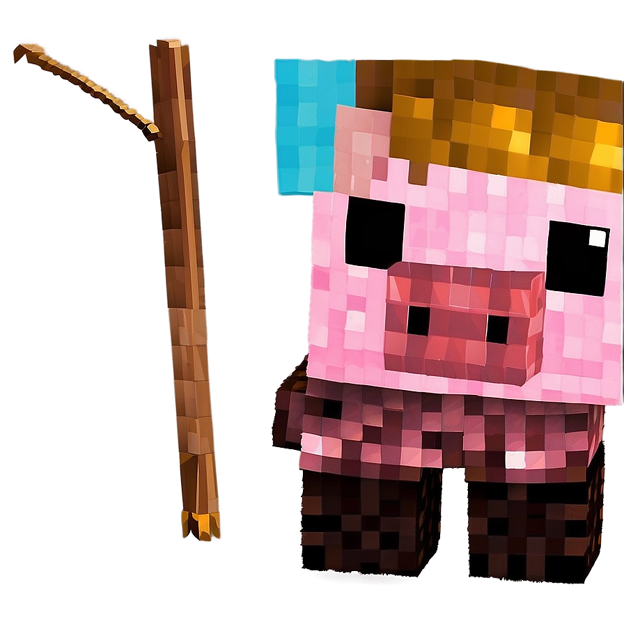 Minecraft Pig Character Png 80 PNG Image