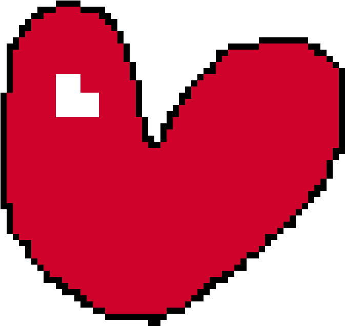 Minecraft_ Pixel_ Heart.png PNG Image