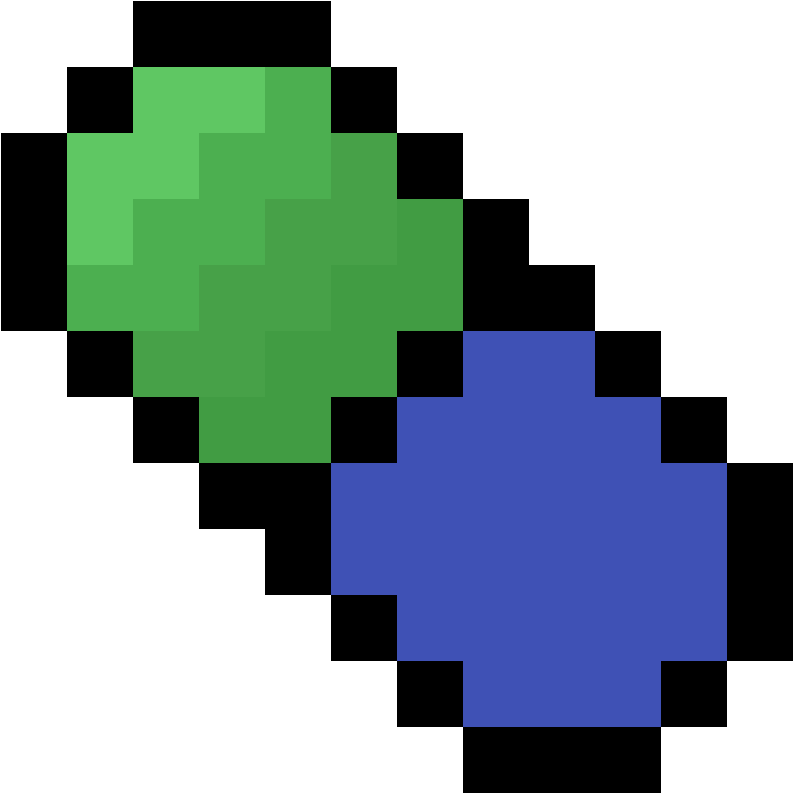 Minecraft Poisonous Potato Pixel Art PNG Image