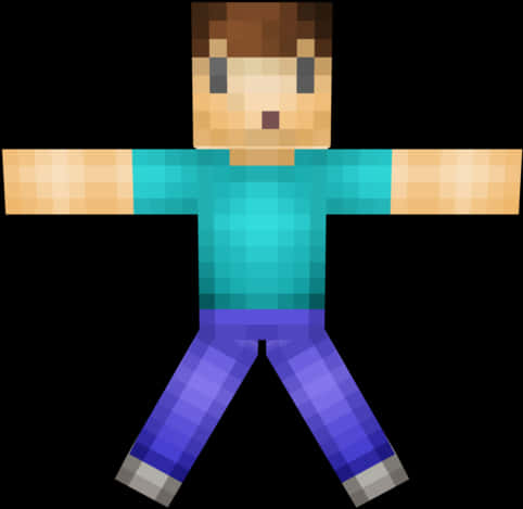 Minecraft_ Steve_ Character.png PNG Image