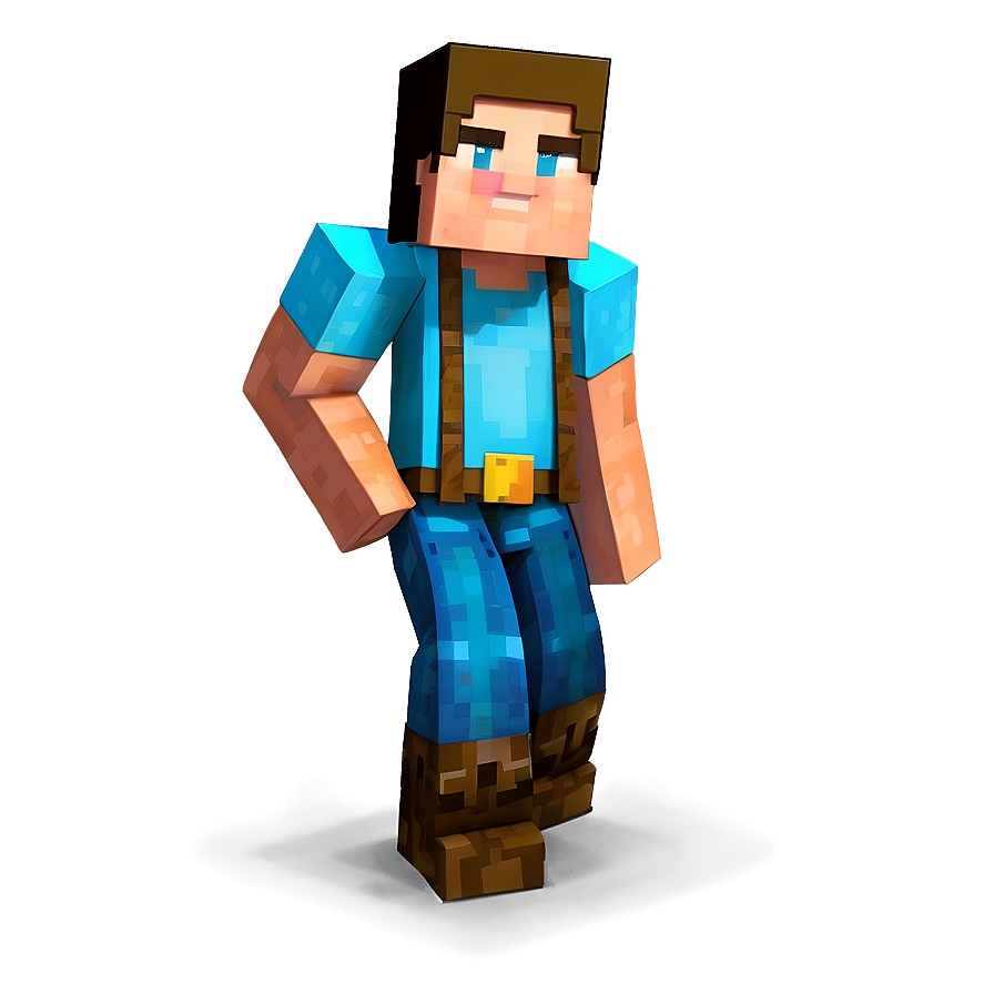 Minecraft Steve Character Png Ppl51 PNG Image