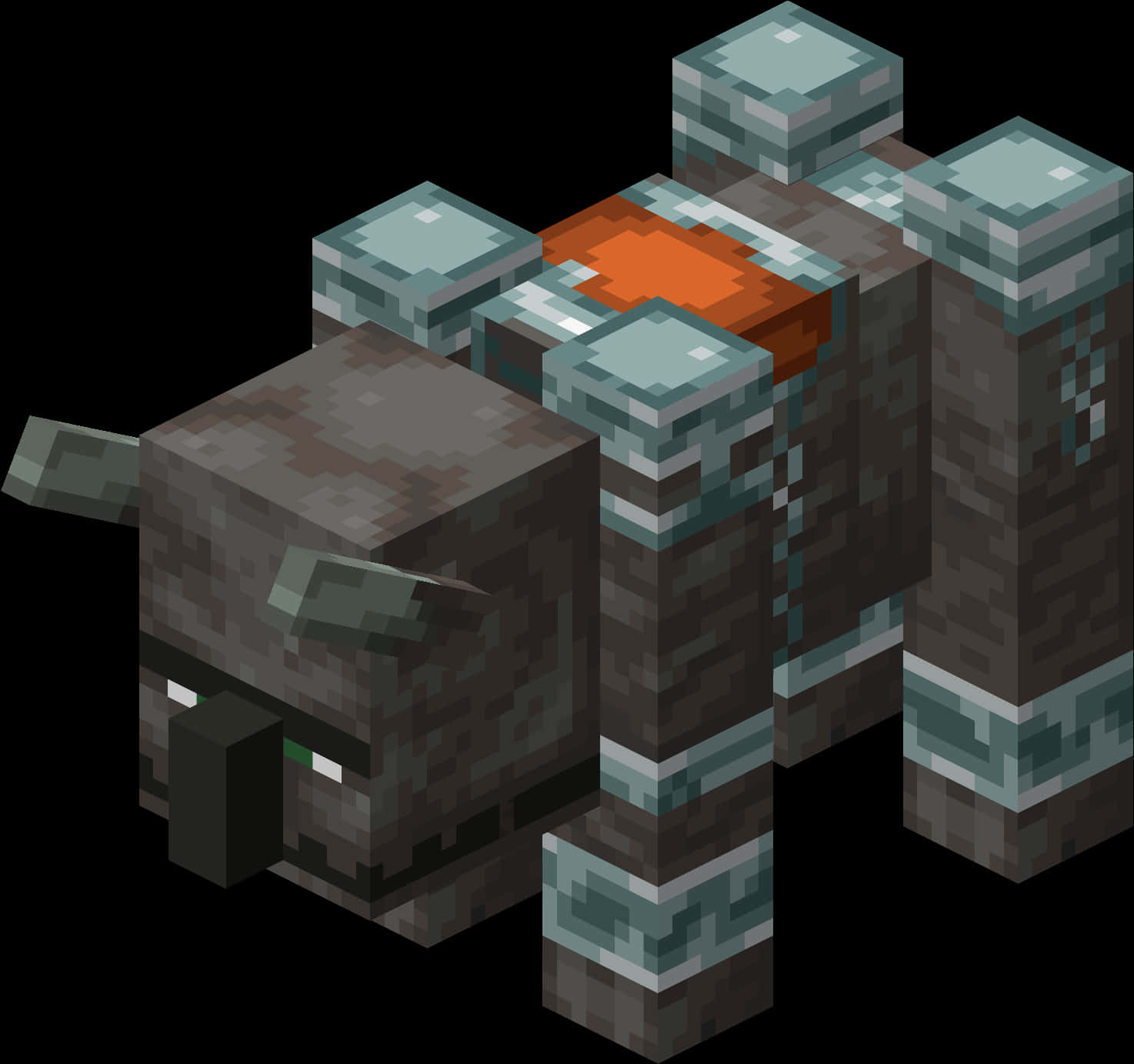 Minecraft_ Strider_ Entity PNG Image