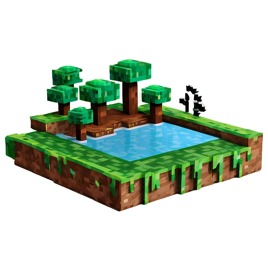 Minecraft Swamp Tree Png 06122024 PNG Image