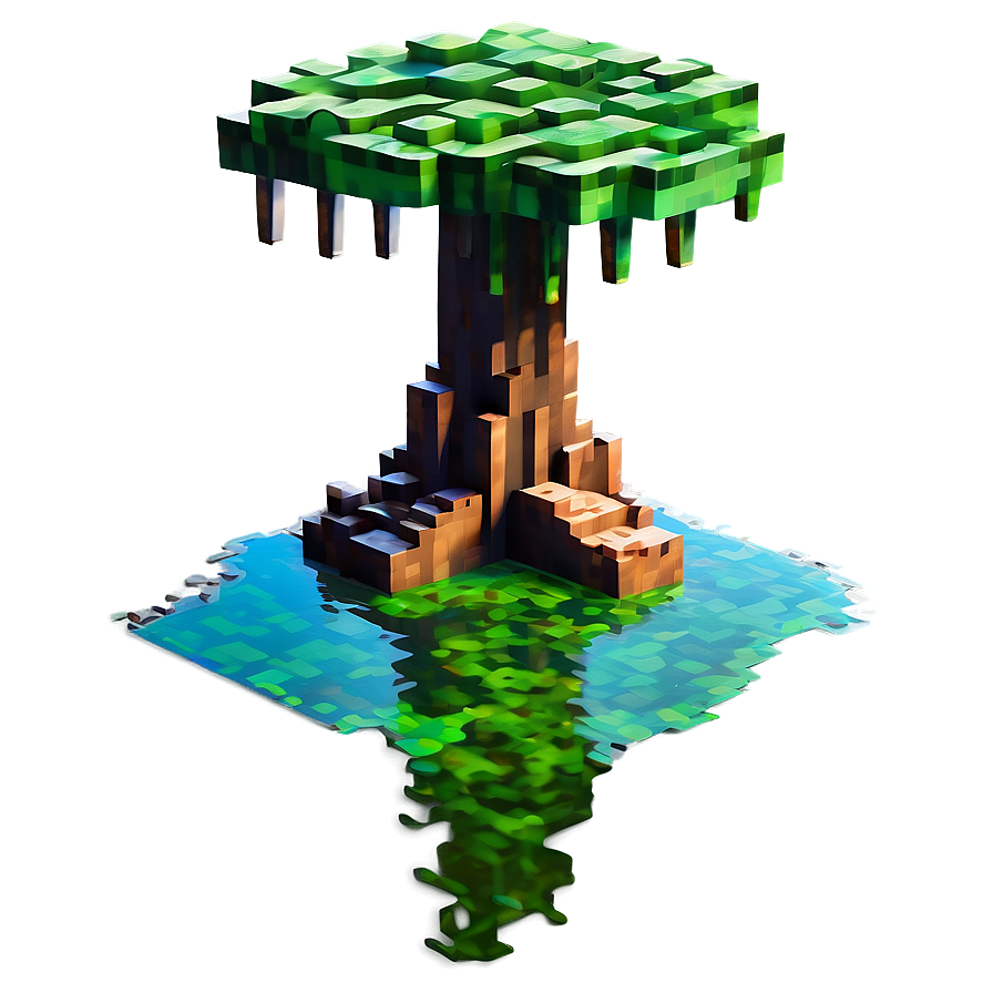 Minecraft Swamp Tree Png Jfb71 PNG Image