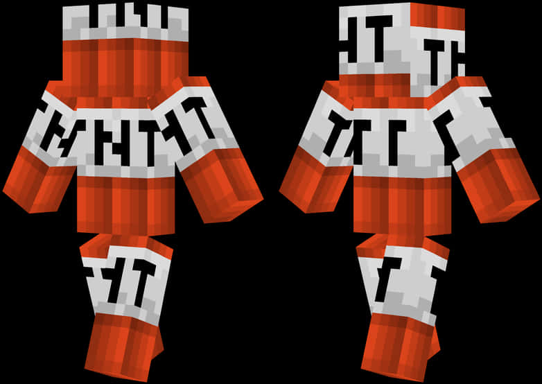 Minecraft T N T Skin Design PNG Image