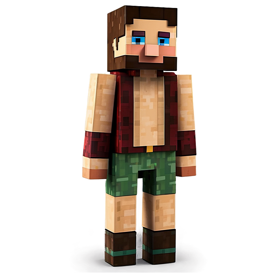 Minecraft Villager Figure Png Euv59 PNG Image