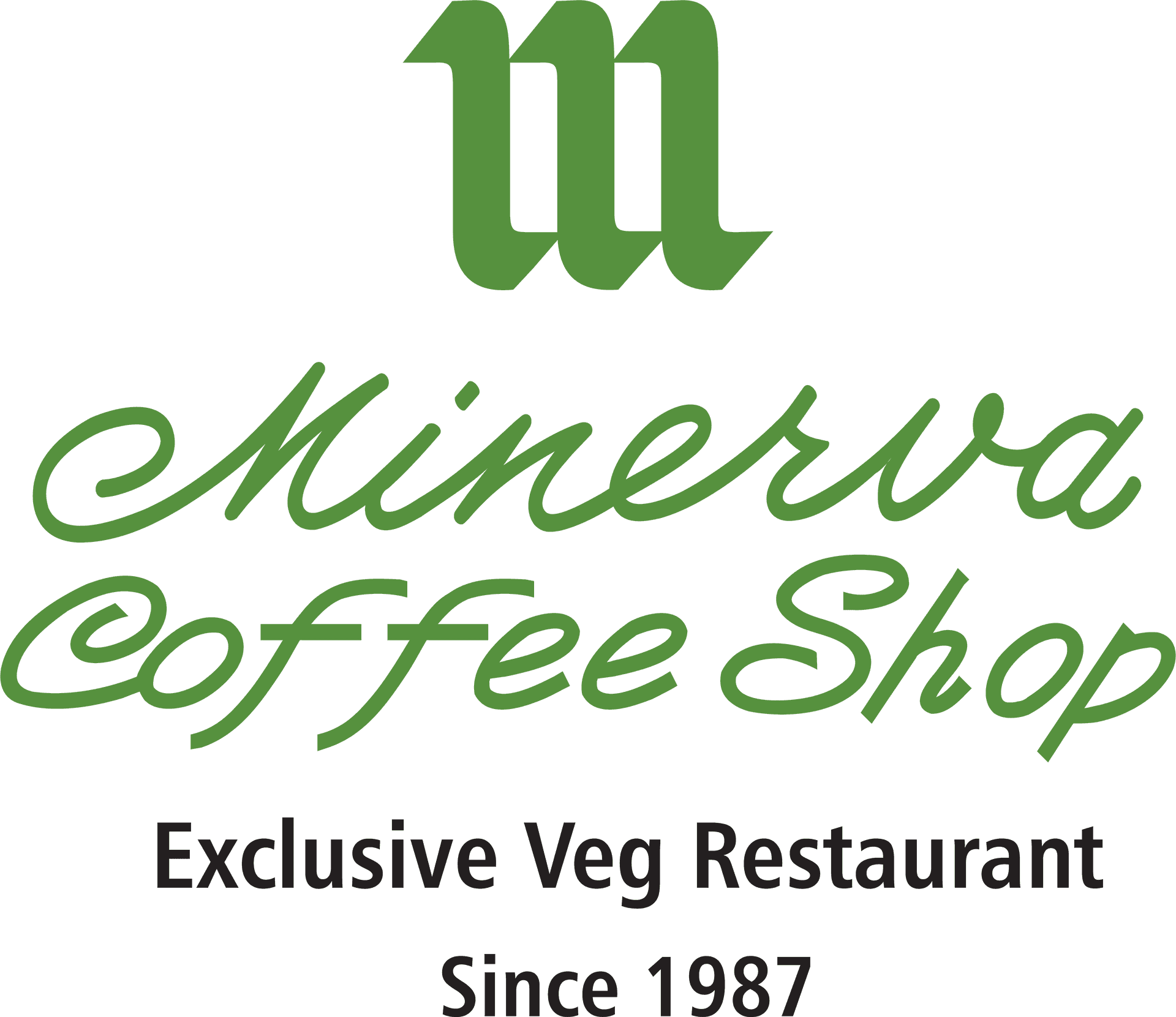 Minerva Coffee Shop Logo PNG Image