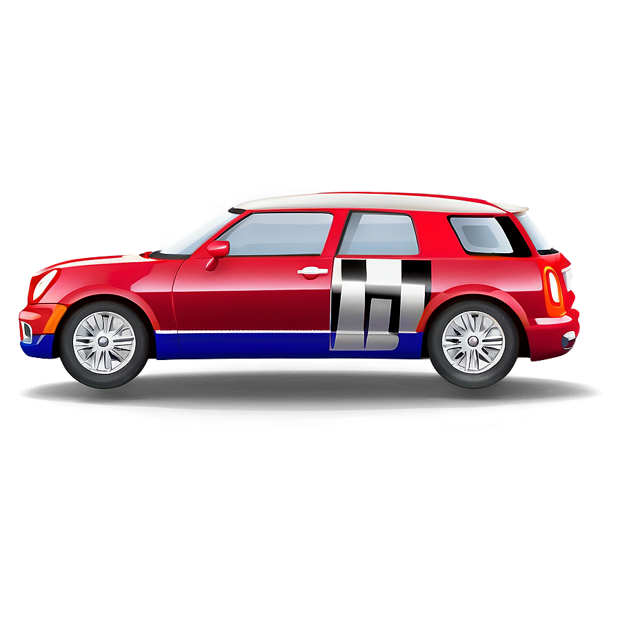 Mini Car Illustration Png Mij14 PNG Image