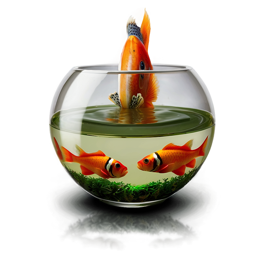 Mini Fishbowl Png 06212024 PNG Image