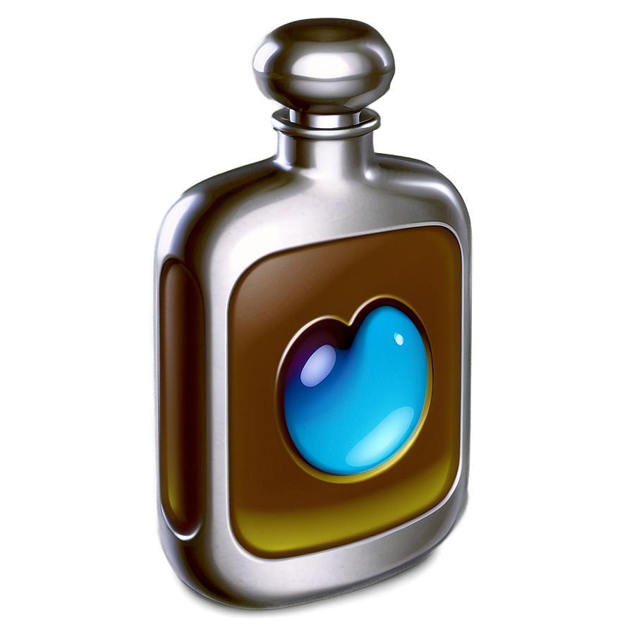 Mini Flask Cartoon Png Res31 PNG Image