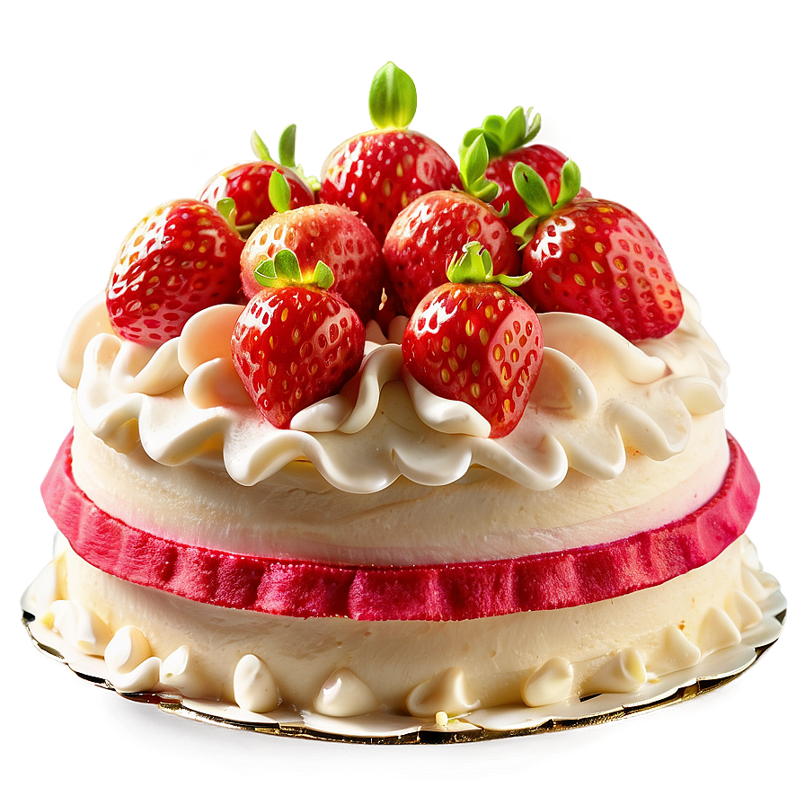 Mini Strawberry Cake Png Nnr33 PNG Image